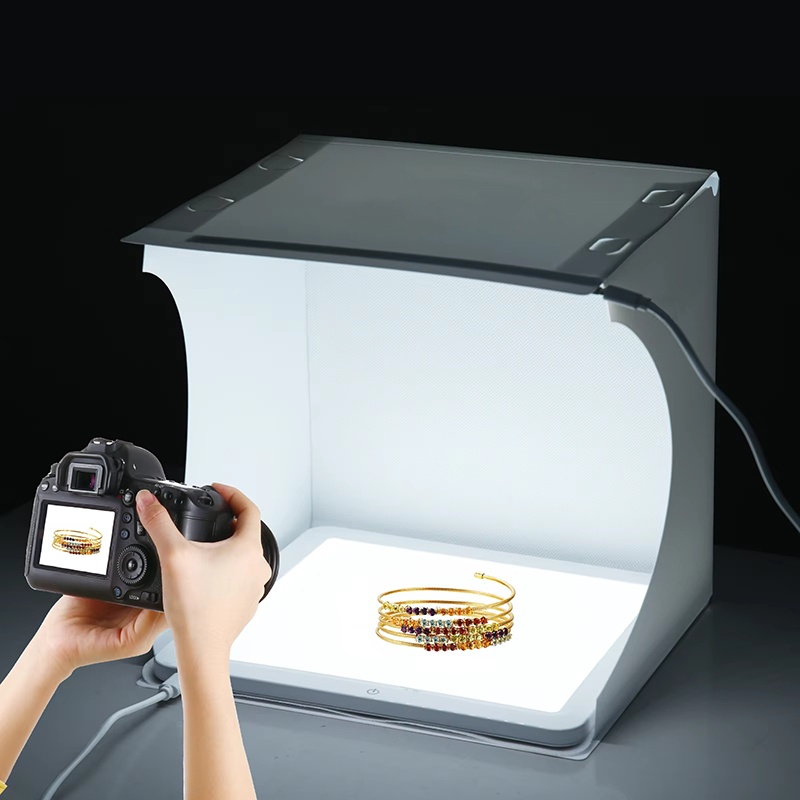 Photography Lighting Description - Estúdio Fotográfico Portátil de 20cm com