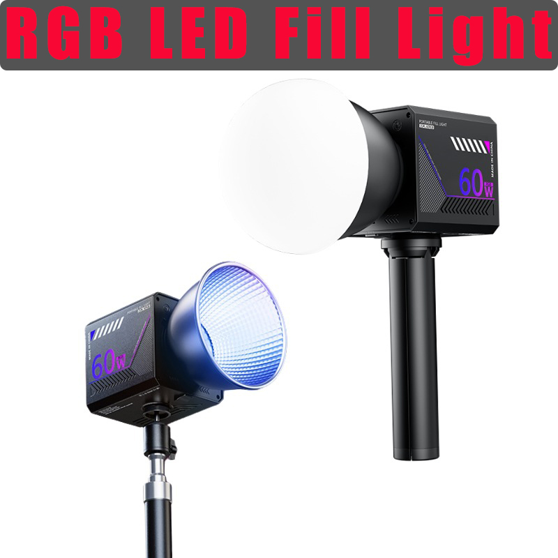 Luz de Vídeo RGB de 60W, Luz d - Photography Lighting Meter avaliação e preço